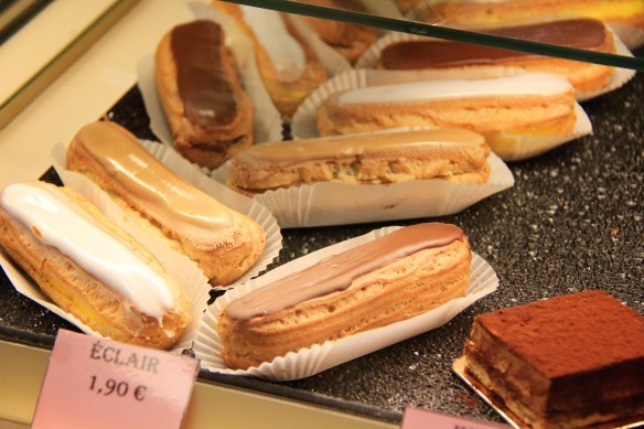 Eclairs. Fresh, soft, delectable eclairs. Until you've tasted one of these you