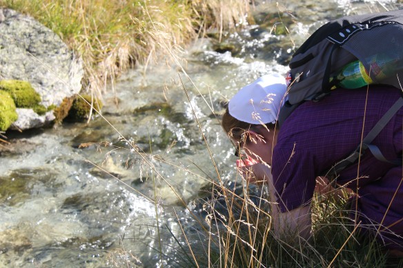 And yes I did drink water straight from a mountain stream. Hey, I had to do it just to say that I did! When will I ever get the chance to do that again?