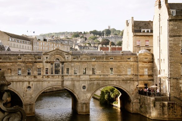 We walked across the Pulteney Bridge, so named after some famous guy back in the day...