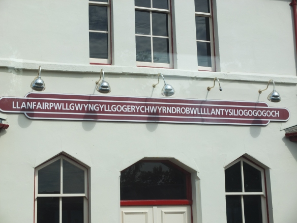 We traveled up through Wales and officially decided that Welsh is the strangest language we've ever seen. Yes, this is the name of a town that we stopped at. Anyone want to attempt a pronunciation?